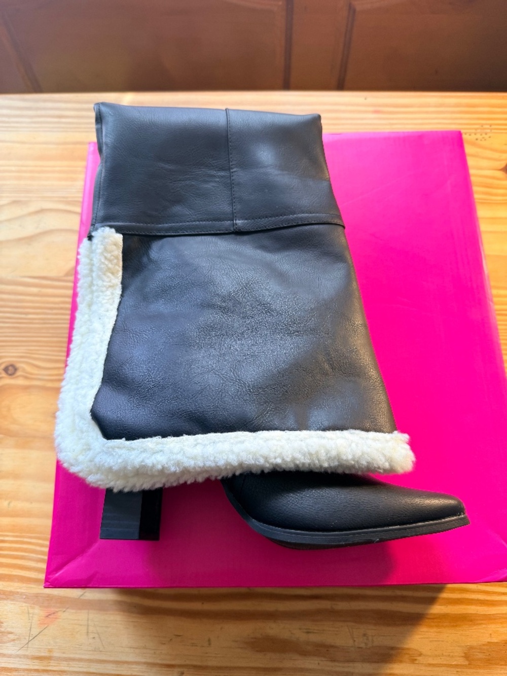 High heeled boots size 6.5